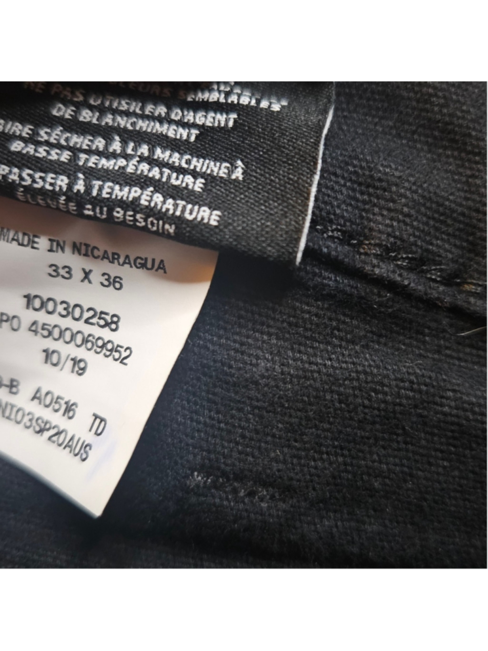 Ariat 33x36 Black M4 Straight Work Pants - Picture 8 of 8